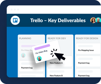 image visualizing moving a card from one trello list to another image visualizing moving a card from one trello list to another