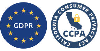 GDPR and CCPA logos